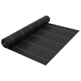 Estera de control de malezas y raíces PP negro 2x10 m de vidaXL, Mallas antihierbas - Ref: Foro24-313065, Precio: 16,99 €, De...