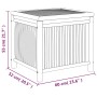 Bamboo garden storage box 60x52x55 cm by vidaXL, Outdoor storage boxes - Ref: Foro24-319874, Price: 76,35 €, Discount: %