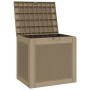 Garden storage box PP light brown 55.5x43x53 cm by vidaXL, Outdoor storage boxes - Ref: Foro24-364179, Price: 68,50 €, Discou...