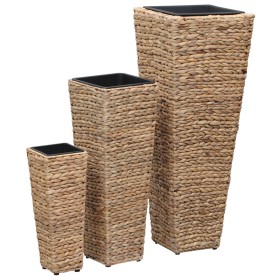 Bedding set 3 pieces brown water hyacinth by vidaXL, Pots and planters - Ref: Foro24-45568, Price: 100,31 €, Discount: %