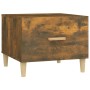 Smoked oak plywood coffee table 50x50x40 cm by vidaXL, Coffee table - Ref: Foro24-817531, Price: 38,99 €, Discount: %