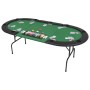 3-teiliges klappbares Pokerbrett für 9 Spieler, grün, oval von vidaXL, Spiel- und Pokertische - Ref: Foro24-80210, Preis: 182...