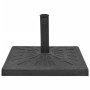 Black square resin umbrella base 19 kg by vidaXL, Umbrella bases - Ref: Foro24-43659, Price: 59,88 €, Discount: %