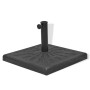 Black square resin umbrella base 19 kg by vidaXL, Umbrella bases - Ref: Foro24-43659, Price: 59,88 €, Discount: %