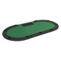 3-Part Folding Poker Board 9 Players Green Oval by vidaXL, Game and poker tables - Ref: Foro24-80210, Price: 182,87 €, Discou...