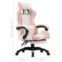 Gaming-Stuhl mit Fußstütze aus rosa und weißem Kunstleder von vidaXL, Bürostühle - Ref: Foro24-287994, Preis: 164,99 €, Rabat...