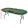 3-Part Folding Poker Board 9 Players Green Oval by vidaXL, Game and poker tables - Ref: Foro24-80210, Price: 182,87 €, Discou...