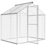 Pajarera de exterior de aluminio 178x122x194 cm de vidaXL, Jaulas y habitáculos para animales pequeños - Ref: Foro24-43557, P...