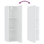 Weißer TV-Schrank aus Sperrholz, 30,5 x 30 x 110 cm von vidaXL, TV-Möbel - Ref: Foro24-803362, Preis: 61,99 €, Rabatt: %