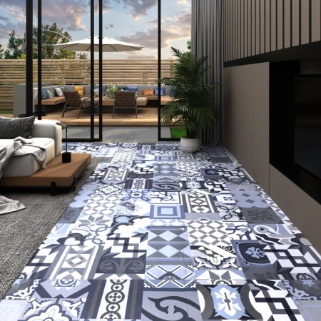 Colorful printed self-adhesive PVC floor plank 5.11 m² by vidaXL, Floors and carpets - Ref: Foro24-146613, Price: 70,28 €, Di...