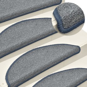 Stair Tread Rugs 15 pcs Gray Blue 65x24x4 cm by vidaXL, Stair mats - Ref: Foro24-322375, Price: 62,99 €, Discount: %