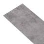 Cement brown self-adhesive PVC floor planks 4.46m² 3mm by vidaXL, Floors and carpets - Ref: Foro24-146575, Price: 91,99 €, Di...