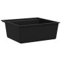 Kitchen sink with black granite overflow by vidaXL, Sinks - Ref: Foro24-147061, Price: 181,04 €, Discount: %