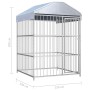 Perrera de exterior con techo 150x150x200 cm de vidaXL, Casetas y cercados para perros - Ref: Foro24-144619, Precio: 417,99 €...