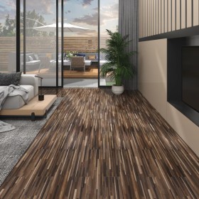 Striped brown self-adhesive PVC floor planks 5.02m² 2mm by vidaXL, Floors and carpets - Ref: Foro24-146603, Price: 68,72 €, D...