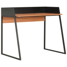 Escritorio negro y marrón 90x60x88 cm de vidaXL, Escritorios - Ref: Foro24-20266, Precio: 81,92 €, Descuento: %