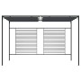 Retractable anthracite gazebo with roof 4x3x2.3 m 180 g/m² by vidaXL, Tents and gazebos - Ref: Foro24-313625, Price: 338,87 €...