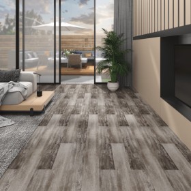 Matte wood brown PVC non-self-adhesive floor slats 5.26m² by vidaXL, Floors and carpets - Ref: Foro24-146607, Price: 81,60 €,...