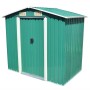 Metal garden shed 204x132x186 cm green by vidaXL, Sheds - Ref: Foro24-42909, Price: 252,94 €, Discount: %