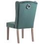 Silla de comedor de terciopelo verde de vidaXL, Sillas de comedor - Ref: Foro24-287952, Precio: 184,21 €, Descuento: %