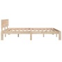 Estructura de cama madera maciza 150x200 cm de vidaXL, Camas y somieres - Ref: Foro24-810500, Precio: 113,50 €, Descuento: %