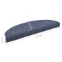 Selbstklebende Stufenmatte 10 Stück 65x21x4 cm blau von vidaXL, Treppenmatten - Ref: Foro24-149709, Preis: 33,72 €, Rabatt: %