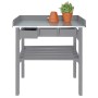 Esschert Design Banco de trabajo de jardín gris CF29G de Esschert Design, Mesas de jardinería - Ref: Foro24-404623, Precio: 1...