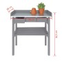 Esschert Design Garden Work Bench Gray CF29G by Esschert Design, Gardening tables - Ref: Foro24-404623, Price: 148,42 €, Disc...