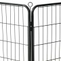 Dog pen 12 steel panels 80x60 cm black by vidaXL, Dog kennels and fences - Ref: Foro24-170573, Price: 196,25 €, Discount: %