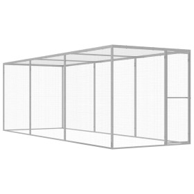 Jaula para gatos acero galvanizado 4,5x1,5x1,5 m de vidaXL, Jaulas y habitáculos para animales pequeños - Ref: Foro24-146358,...