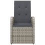 Reclining garden chairs and cushions 2 units gray PE rattan by vidaXL, Garden chairs - Ref: Foro24-47676, Price: 308,07 €, Di...