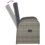 Reclining garden chairs and cushions 2 units gray PE rattan by vidaXL, Garden chairs - Ref: Foro24-47676, Price: 308,07 €, Di...