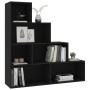 Estantería/divisor madera contrachapada negro 155x24x160 cm de vidaXL, Librerías y estanterías - Ref: Foro24-800658, Precio: ...