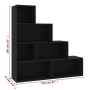 Black plywood shelving/divider 155x24x160 cm by vidaXL, Bookcases and shelves - Ref: Foro24-800658, Price: 72,18 €, Discount: %