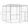 Galvanized steel cat cage 3x3x2.5 m by vidaXL, Cages and habitats for small animals - Ref: Foro24-146361, Price: 812,90 €, Di...