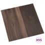 Lamas para suelo autoadhesivas 55 uds PVC marrón oscuro 5,11 m² de vidaXL, Suelos y moquetas - Ref: Foro24-324663, Precio: 72...