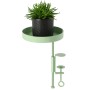 Esschert Design Bandeja para plantas con abrazadera redonda verde S de Esschert Design, Bandejas decorativas - Ref: Foro24-44...