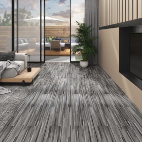 Striped gray self-adhesive PVC floor planks 4.46 m² 3 mm by vidaXL, Floors and carpets - Ref: Foro24-146576, Price: 88,56 €, ...