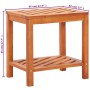 Mesa auxiliar de madera maciza acacia 45x33x45 cm de vidaXL, Mesas auxiliares - Ref: Foro24-44067, Precio: 45,33 €, Descuento: %