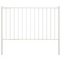 White powder-coated steel fence panel and posts 1.7x1.25m by vidaXL, fence panels - Ref: Foro24-145217, Price: 70,81 €, Disco...