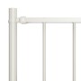 White powder-coated steel fence panel and posts 1.7x1.25m by vidaXL, fence panels - Ref: Foro24-145217, Price: 70,81 €, Disco...