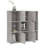 Plywood gray concrete shelf 90x30x90 cm by vidaXL, Bookcases and shelves - Ref: Foro24-802934, Price: 82,53 €, Discount: %