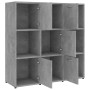 Plywood gray concrete shelf 90x30x90 cm by vidaXL, Bookcases and shelves - Ref: Foro24-802934, Price: 82,53 €, Discount: %