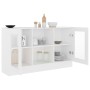 Vitrine aus weißem Holzwerkstoff, 120 x 30,5 x 70 cm von vidaXL, Sideboards - Ref: Foro24-802786, Preis: 97,16 €, Rabatt: %