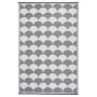 Esschert Design Alfombra de exterior 180x121 cm gris y blanco OC24 de Esschert Design, Protectores para exterior - Ref: Foro2...