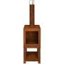 Esschert Design Chimenea exterior con sitio para leña oxidada FF298 de Esschert Design, Chimeneas - Ref: Foro24-421282, Preci...