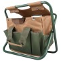 Esschert Design Garden Tool Bag and Stool GT01 by Esschert Design, Kneelers, seats and garden scooters - Ref: Foro24-421285, ...