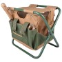 Esschert Design Garden Tool Bag and Stool GT01 by Esschert Design, Kneelers, seats and garden scooters - Ref: Foro24-421285, ...