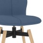 Swivel bar stools 2 units blue fabric by vidaXL, dining chairs - Ref: Foro24-289476, Price: 115,69 €, Discount: %