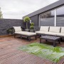 Esschert Design Alfombra de exterior hojas selváticas 241x152 cm OC22 de Esschert Design, Protectores para exterior - Ref: Fo...